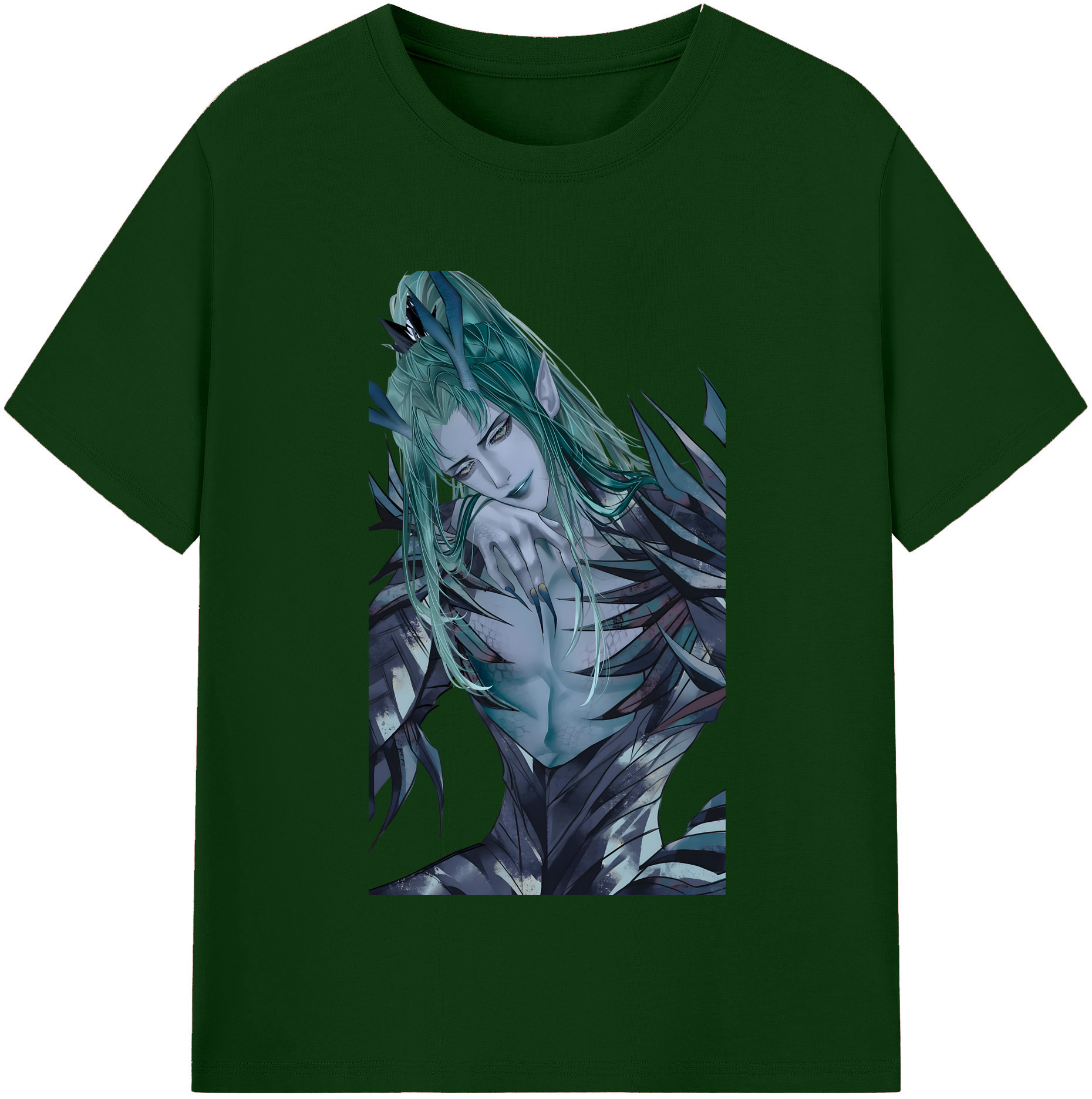 （画像用） Ne Zha 2 ナタ 魔童の大暴れ 綿100％半袖Tシャツ（フロントプリント）